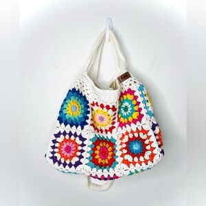 Colorful‎ Crochet Handbag